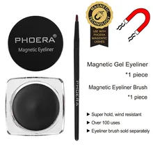 Черная Магнитная водостойкая жидкая подводка для глаз с магнитными накладными ресницами, кисточка для быстрого высыхания, долговечный, легко носится, Комплект ресниц L58