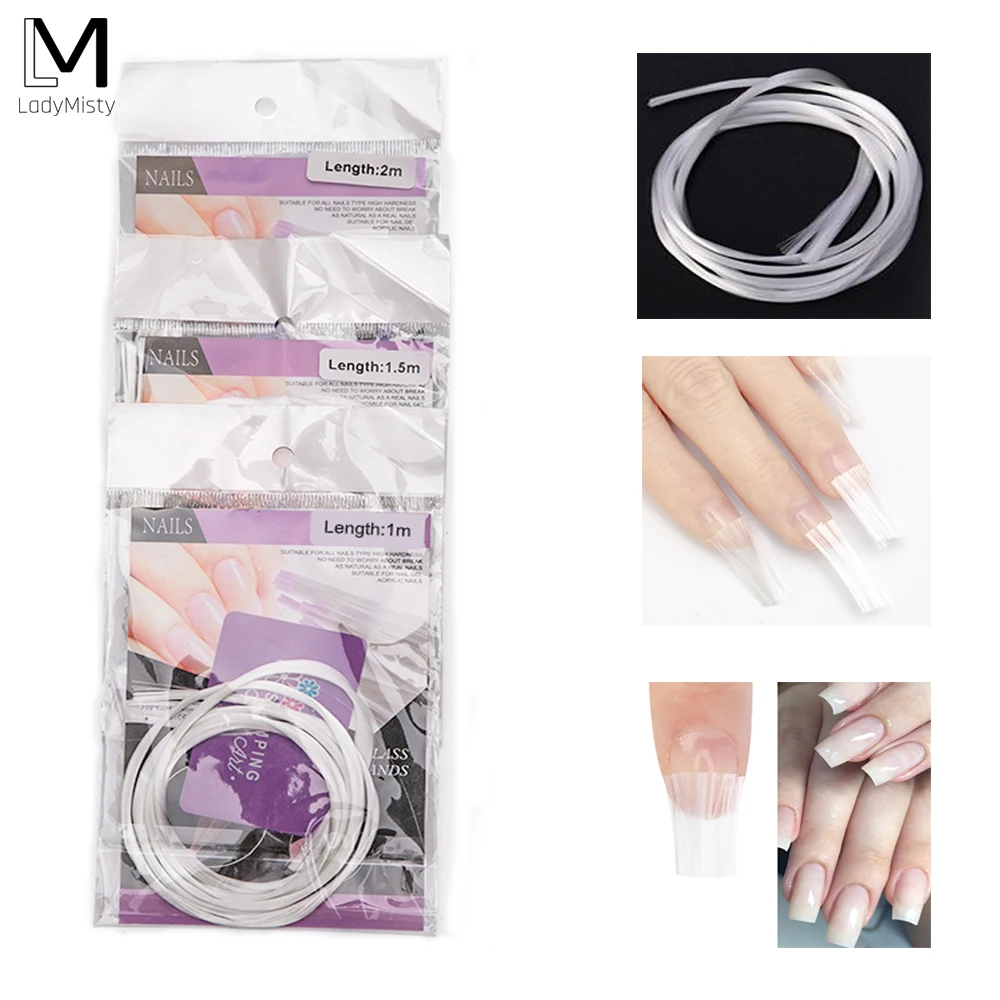 

1m/1.5m/2m Nail Form Fiberglass for Nail Extension Acrylic Nail Silk Extension Fibernails False Nail Acrylic Tips