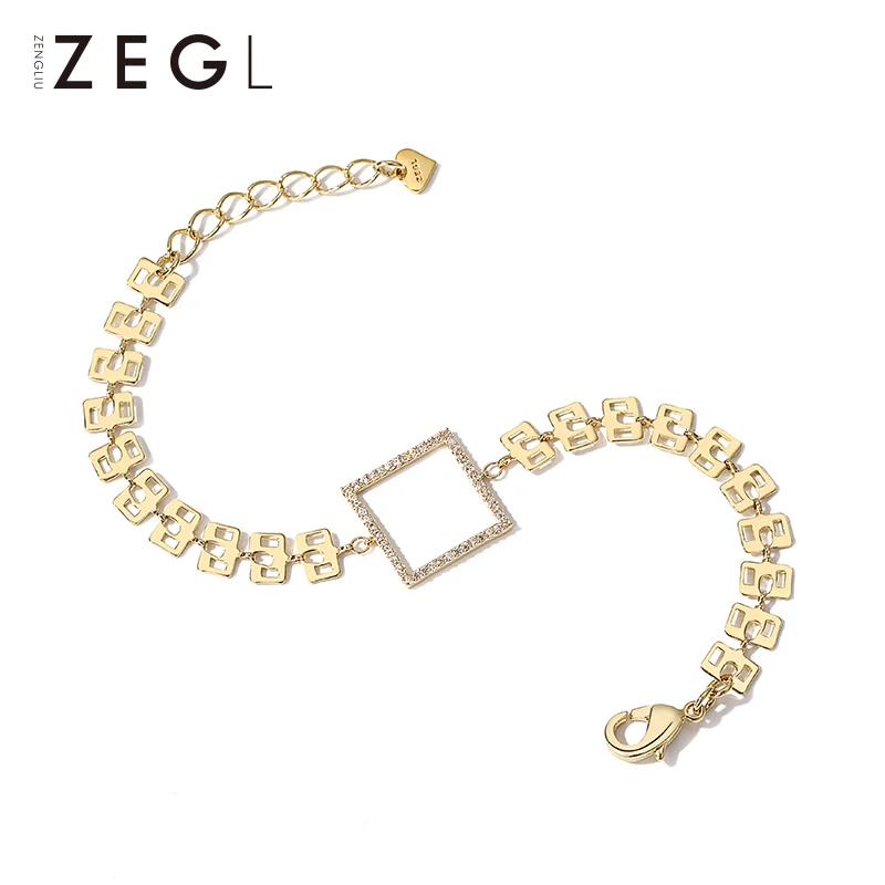 

ZEGL temperament bracelet for women simple personality jewelry wrist decoration ins wind jewelry fashion accessories