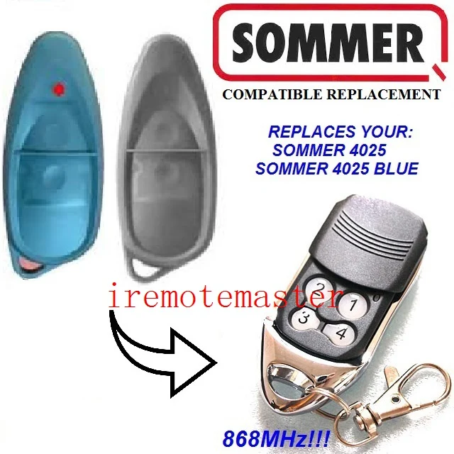 

SOMMER 4025,SOMMER 4025 BLUE remote duplicator 868MHZ