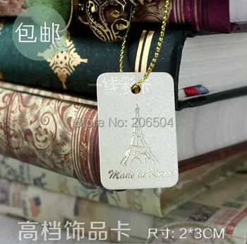 

Wholesale Scallop Kraft Blank Hang tag Retro Gift tag, Table Number cards, 500pcs/lot High Quality Kraft Tag yxc024