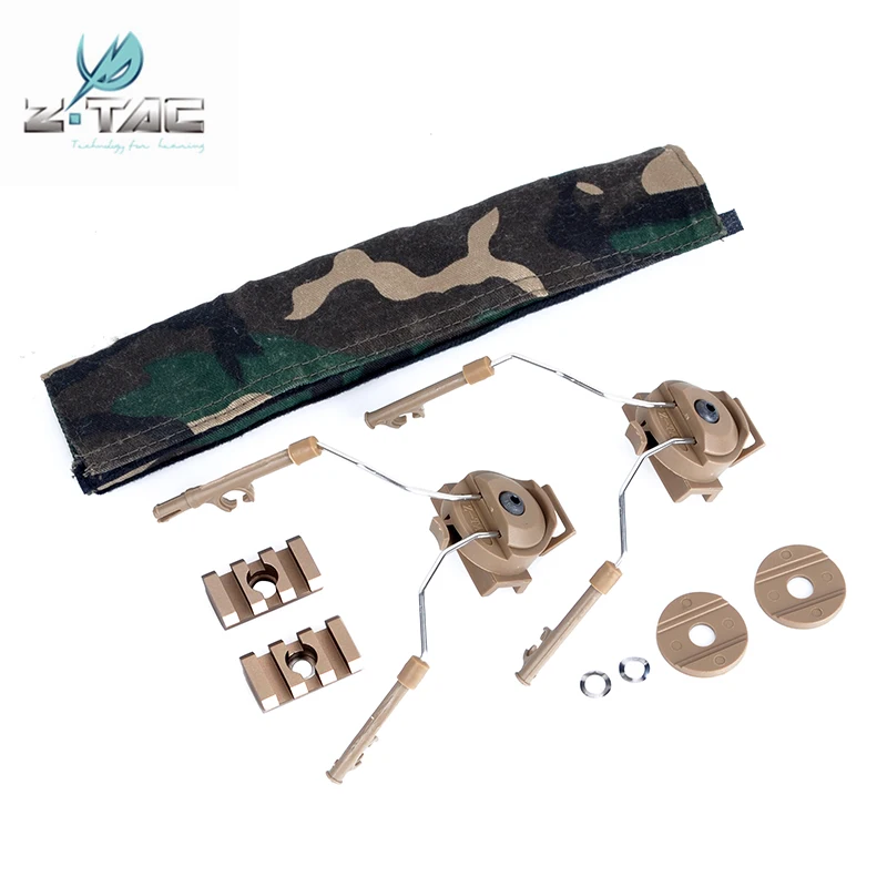 Комплект адаптеров для наушников и гарнитуры Z Tactical Peltor COMTAC I II Airsoft IPSC запчасти