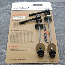 RedLand Mountain Bicycle Hub Accessories Hub Quick Release MTB Bike Quick Release Front 115 Rear 151mm Wheel Hub Skewers 1 pair RedLand Mountain Bicycle Hub Accessories Hub Quick Release MTB Bike Quick Release Front 115 Rear 151mm Wheel Hub Skewers 1 pair