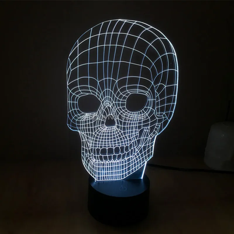 World of Warcraft lampada LED cambia colore con USB luce notturna