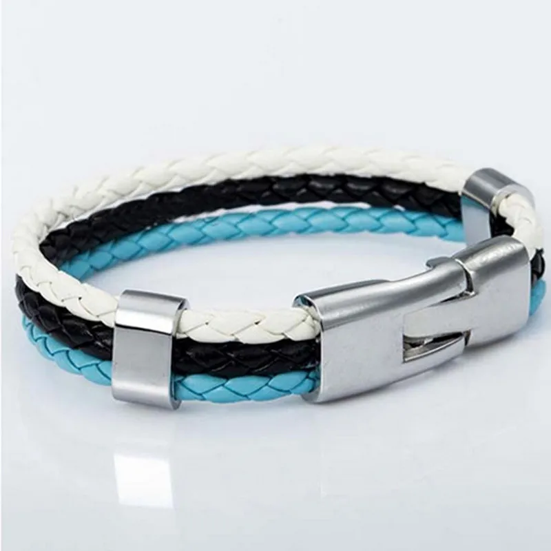 (10pcslot)2018 Russia World Cup Football Fans Alloy Leather Bracelet Bracelet Jewelry Gift For Soccer Fans National Team Bangle (12)