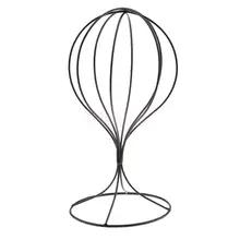 Металлический колпачок для хранения волос держатель для париков стойка для накладных ногтей Черный