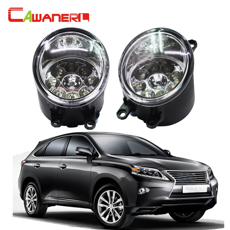 

Cawanerl 2 X Car LED Light Auto Fog Light DRL Daytime Running Light For Lexus RX 450H RX450H AWD Closed Off-Road Vehicle 2008-