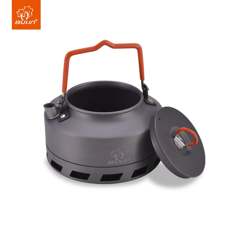 Булин тепловой чайник с теплообменником Кемпинг чайник открытый 1.6L BL200-L2 - Цвет: BL200-L2