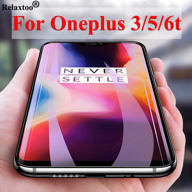 

Protective Glass On For Oneplus 6 6T 3 3T 5 5T Tremp Screen Protector One Plus T3 T5 T T6 Tempered Glas Protection 9H 2.5D Film