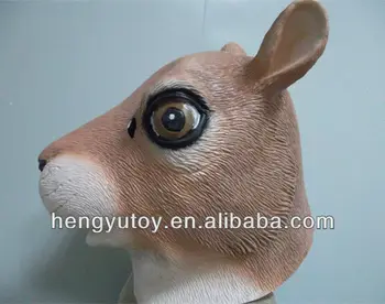 

free Squirrel mask cos animal wigs halloween mask of terror props