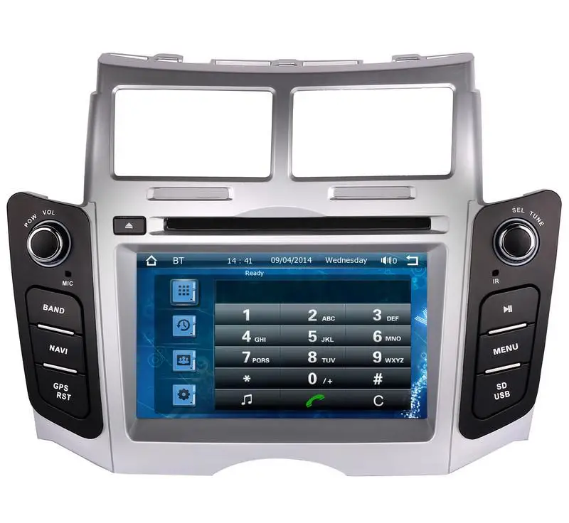 Perfect 7" Car DVD player with GPS(opt),audio Radio stereo,car multimedia headunit for TOYOTA YARIS 2005 2006 2007 2008 2009 2010 2011 2