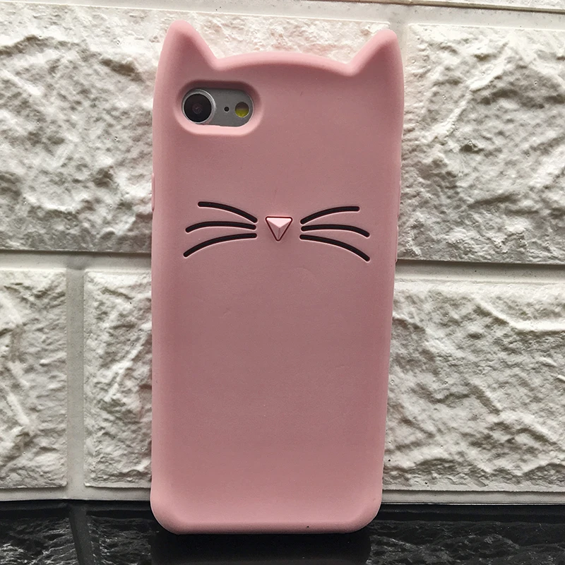 Shockproof Anti-Knock 3D Cat Dog Unicorn Silicone Cases for iPhone 7 Luxury TPU Case for iPhone 7 Plus Case Original Protective (14)