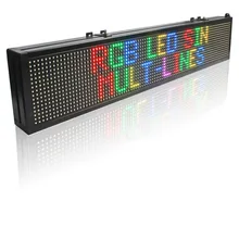 40 x 6 inches Full Color LED Sign / SMD RGB Can Programmable Scrolling Message LED Display Board Can be used in stores warehouse