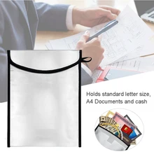 Огнестойкая Водонепроницаемая копилка для денег секретная Сумка для документов чехол Lipo батарея бизнес сумка портфель