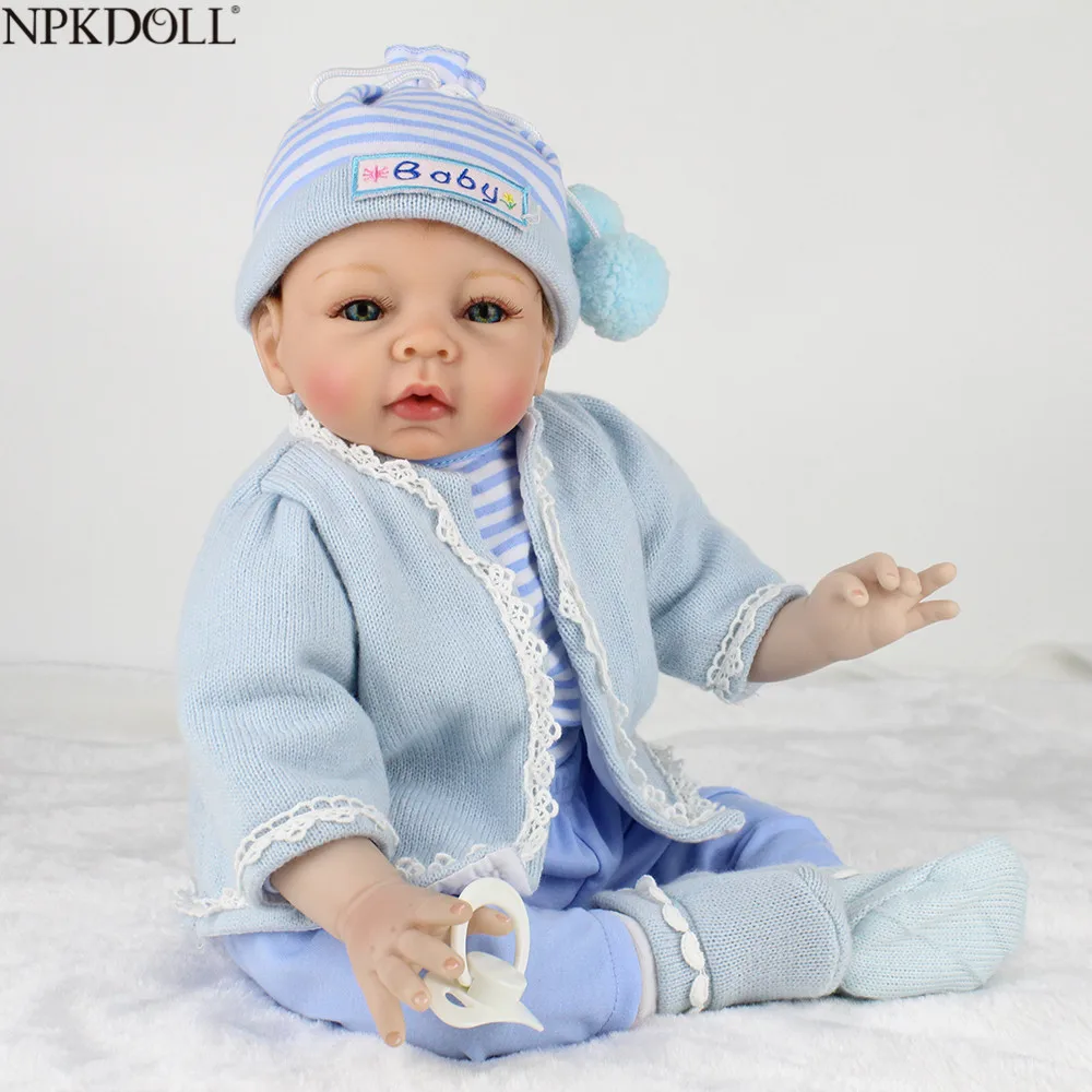 

NPKDOLL 22 Inch 55cm Dolls Reborn Soft Touch Lifelike Baby Dolls For Girls Playhouse Toys Sleep For Kids Gift Bebe Reborn