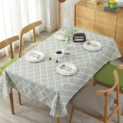 Plaid Printed Table Cloth Yellow Gray Soft Geometric Tablecloth For Kitchen Home Decor Dining Rectangular Table Cover Decorative Plaid Printed Table Cloth Yellow Gray Soft Geometric Tablecloth For Kitchen Home Decor Dining Rectangular Table Cover Decorative