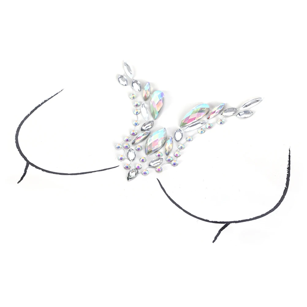 

17.5*14cm Crystal Bra Stickers Women Bra Breast Pasties Adhesive Stickers Accessories High Quality