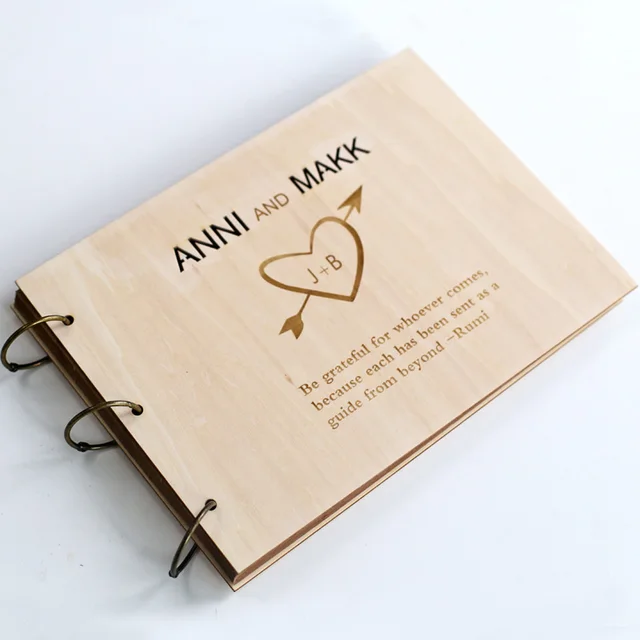 Personalized Photo Al Custom Wedding Guest Book Engagement Personalized Photo Al Custom Wedding Guest Book Engagement Anniversary Gift Guestbook Handmade