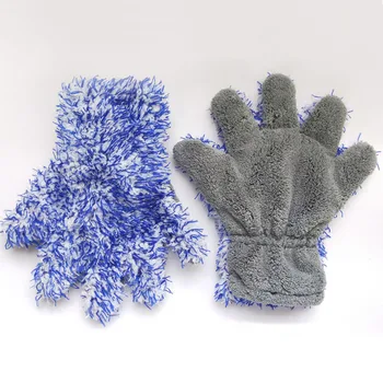 

Microfibercar Wash Gloves Wheel Brush Car Cleaning Detailing Brush Multi-function Car Care Tool 1psc
