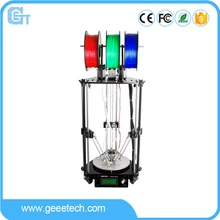 Geeetech Росток 301 3D Принтер Экструдер 3-in-1-out Delta Новые Ромбом Высокое Разрешение Impressora