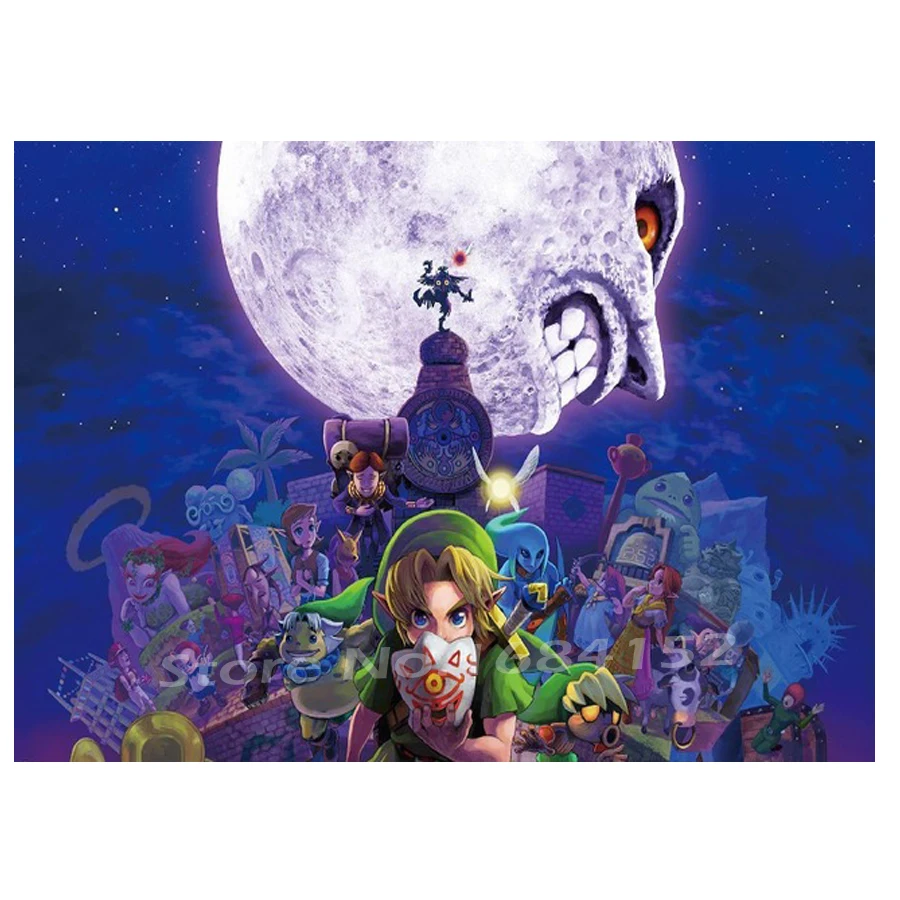 Full Drill 5D Diy Diamond Painting Cartoon The Legend Of Zelda Diamond