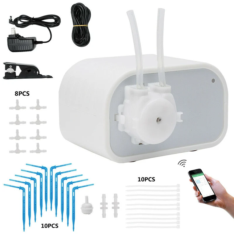 

Household Plants Automatic Drip Irrigation System Timer Self Watering for Plants Hogard