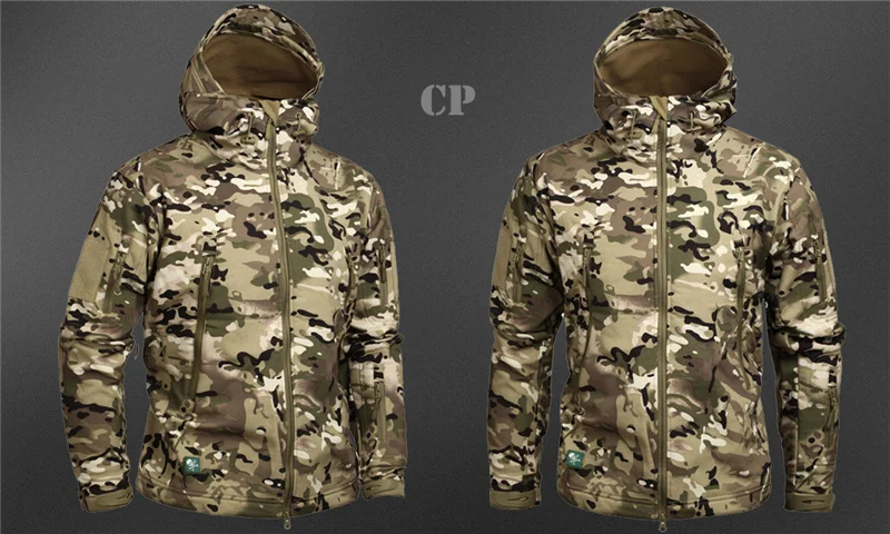 exército velo roupas camuflagem multicam windbreakers 4xl