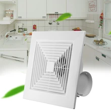 40 Вт 8 дюймов вытяжной вентилятор Высокая скорость низкий уровень шума Туалет Кухня Ванная окно потолок стены стекло небольшой вентилятор экстрактор