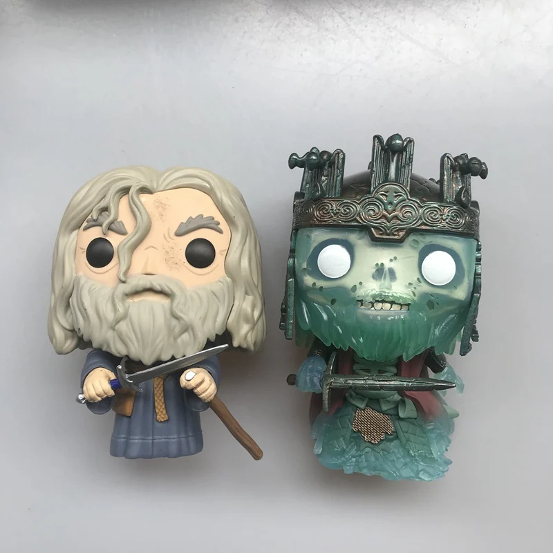 

Original Funko pop Secondhand Movies: Lord of The Rings - Gamdalf Dunharrow King Vinyl Action Figure Collectible Model Loose Toy