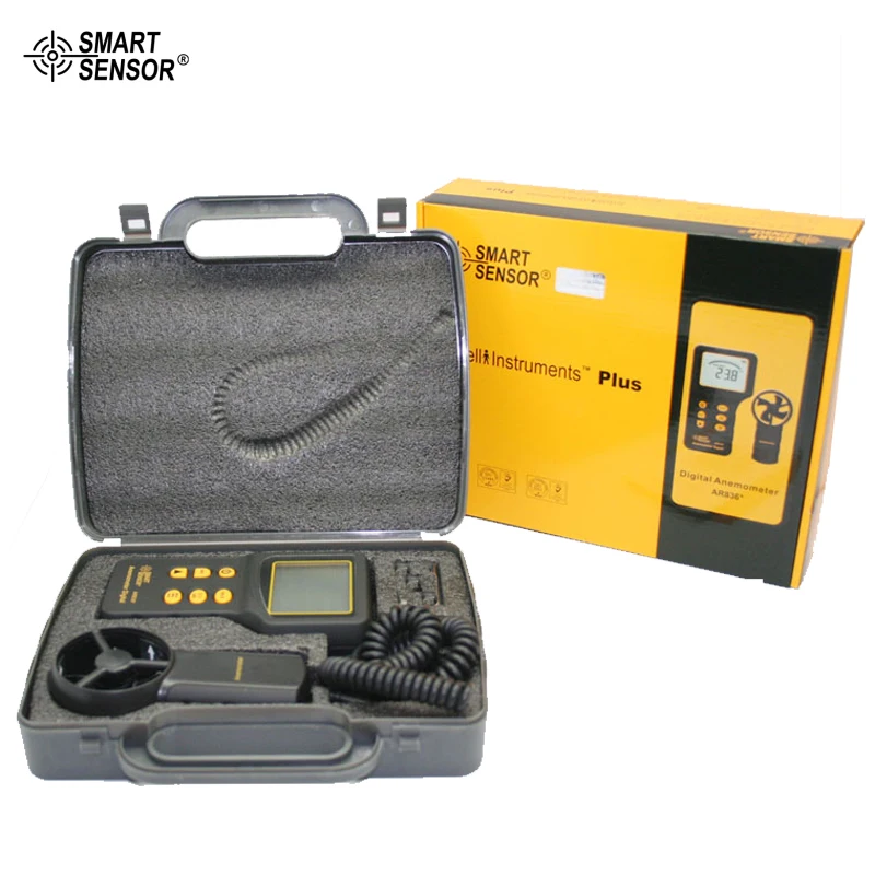 

Digital Handheld Air Flow Anemometer Wind Speed Meter Wind Speed Tester Smart Sensor AR826