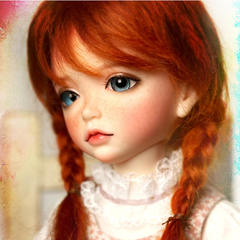 

1/6 BJD Doll BJD- Fashion Lonnie With Fleckles LOVELY Doll For Baby Girl Birthday Gift Free Shipping