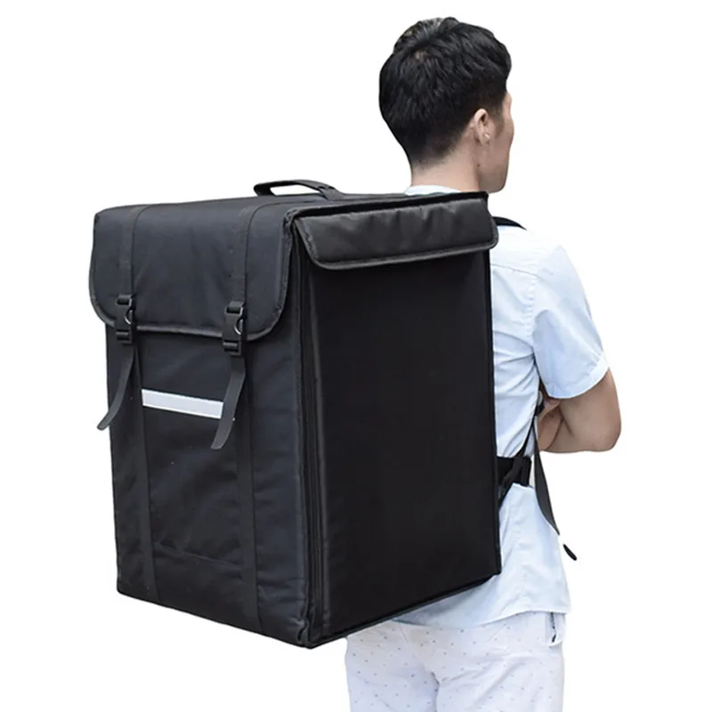 Download 58/42L large cake takeaway box freezer backpack fast food pizza delivery incubator ice bag meal ...