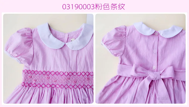 Baby Girls Dress Summer Spanish Vintage Dress Embroidery Spliced Print Princess Dress Modis Boutique Dress Vestidos Y1804