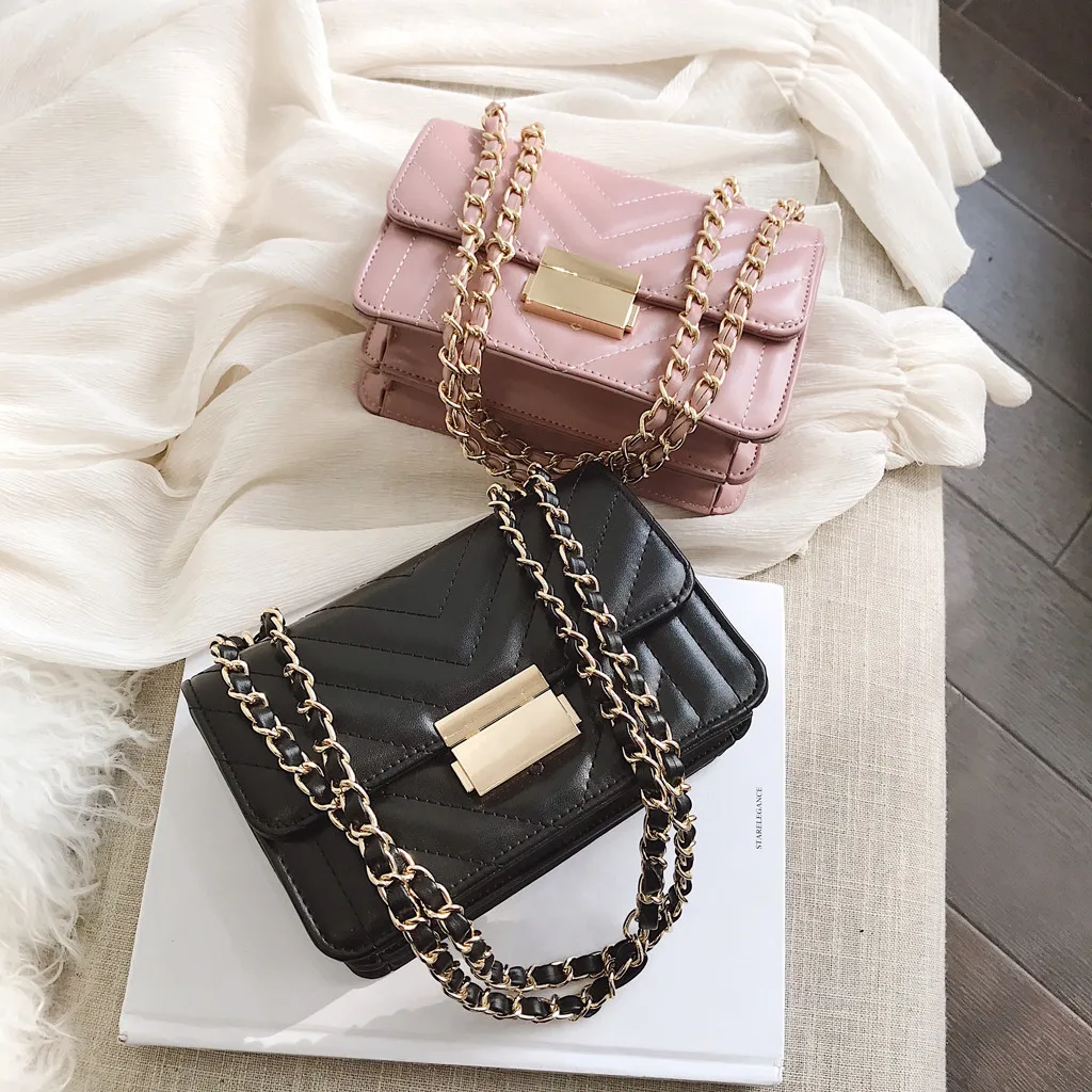 

Women's Fashion Pure-colour Slant Bag Single Shoulder Bag Purse Messenger Bag