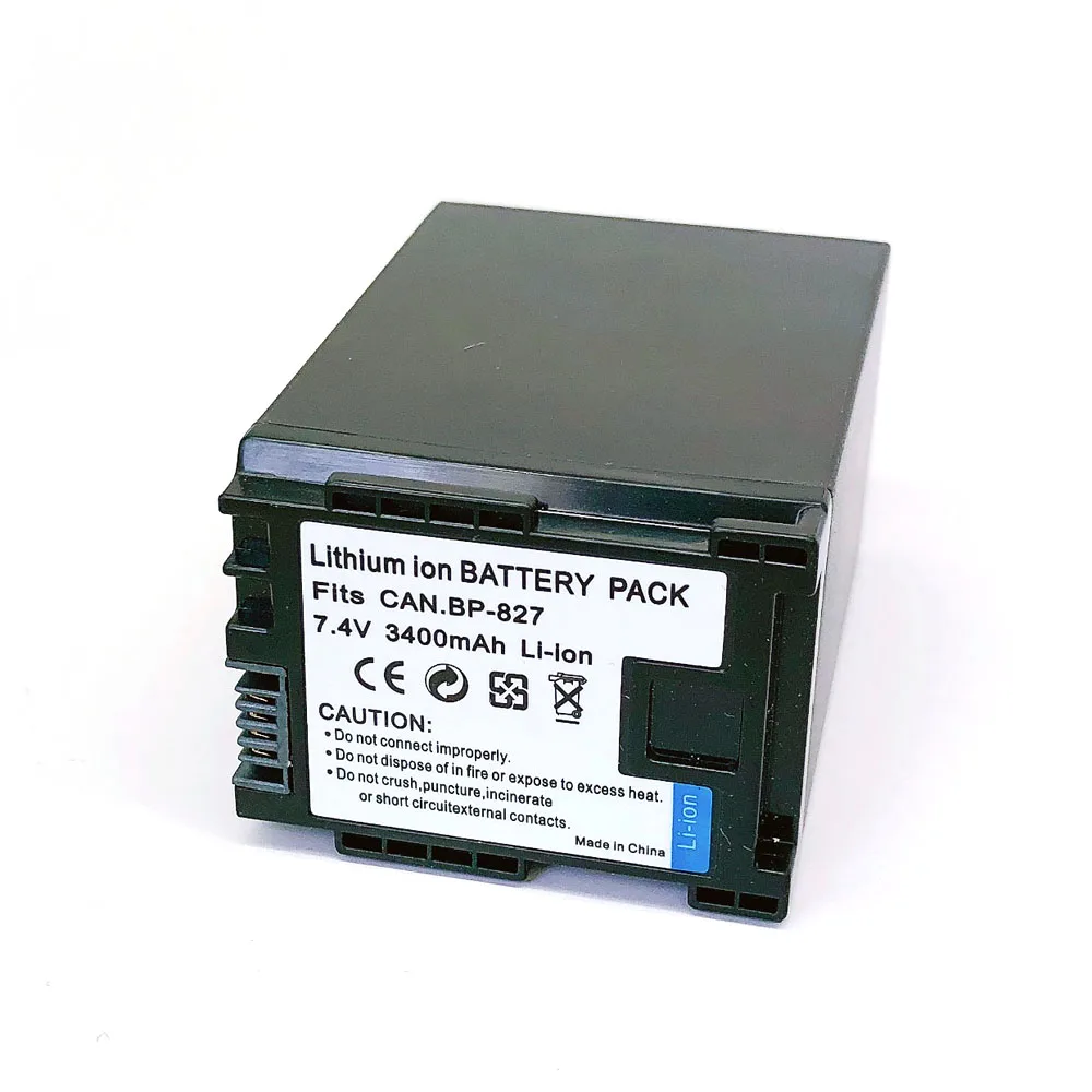 Günstige BP 827 BP827 BP 827 batterie für CANON BP 819 BP 807 BP 809 HG31 XA10 HF20 HF10 HF100 HF100E HG20 HG21 HF11 HFS100 HG31 XA10 HF20