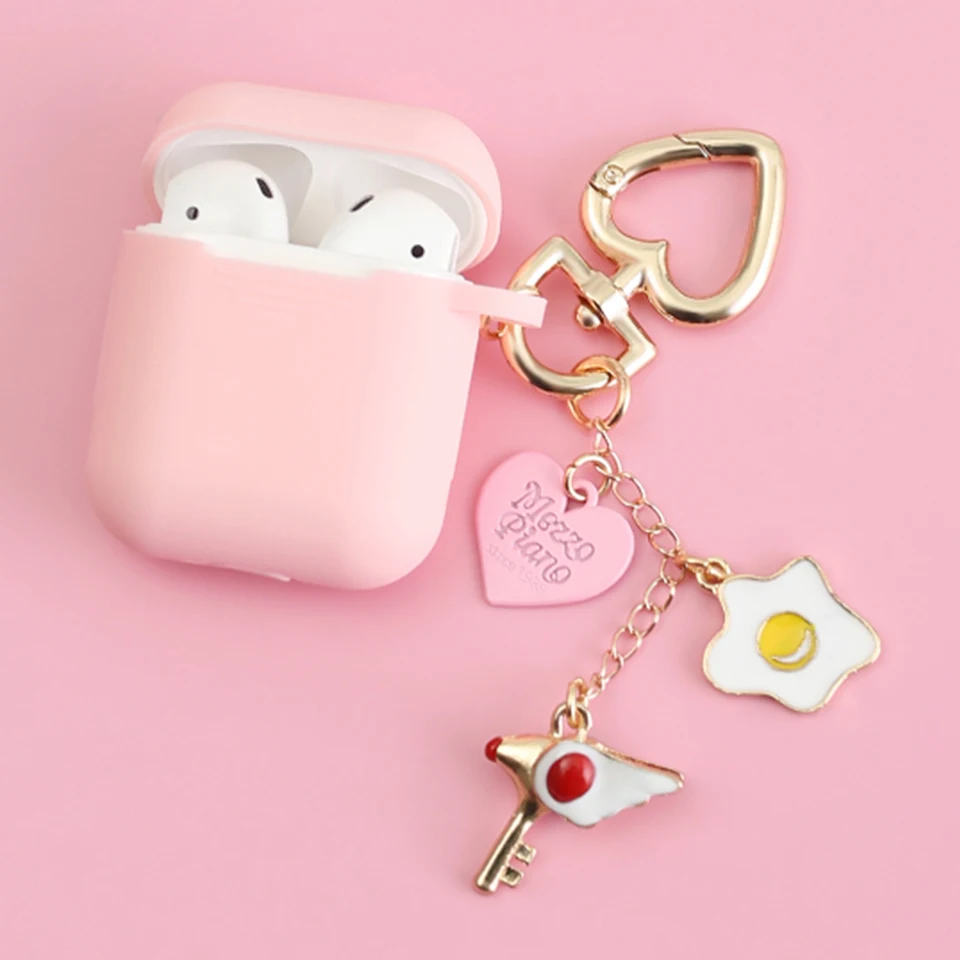 Милый милый силиконовый чехол для Apple Airpods 1 2 Bluetooth Наушники Аксессуары Защитный чехол сумка чехол для наушников коробка в подарок