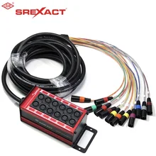 30M 8 channel xlr connectors stage box & audio multi sanke cable