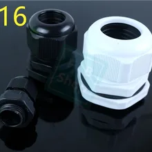 10 шт. высокое качество IP68 PG16 10-14 мм Водонепроницаемый нейлон кабельный ввод нет Водонепроницаемый прокладка Пластик Водонепроницаемый разъем