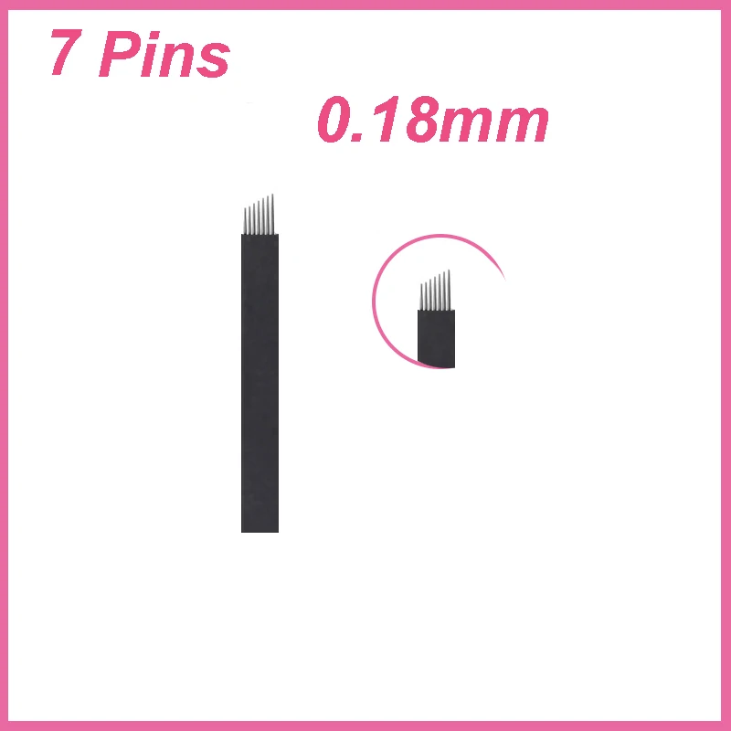 

Lamina Agulhas Tebori 7 9 11 12 14 Flex Tattoo Needle Microblading Needles Blade for Permanent Makeup Eyebrow Manual Eyebrow Pen