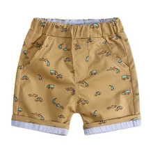 Повседневные Шорты для мальчиков,, хлопок, свободные пляжные детские брюки, шорты для маленьких мальчиков, модная детская одежда для малышей