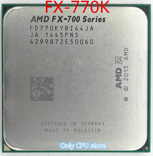 AMD FX-Series FX-770K FX 770 K FX 770 K 3,5 GHz четырехъядерный процессор 65W процессор FD770KYBI44JA разъем FM2