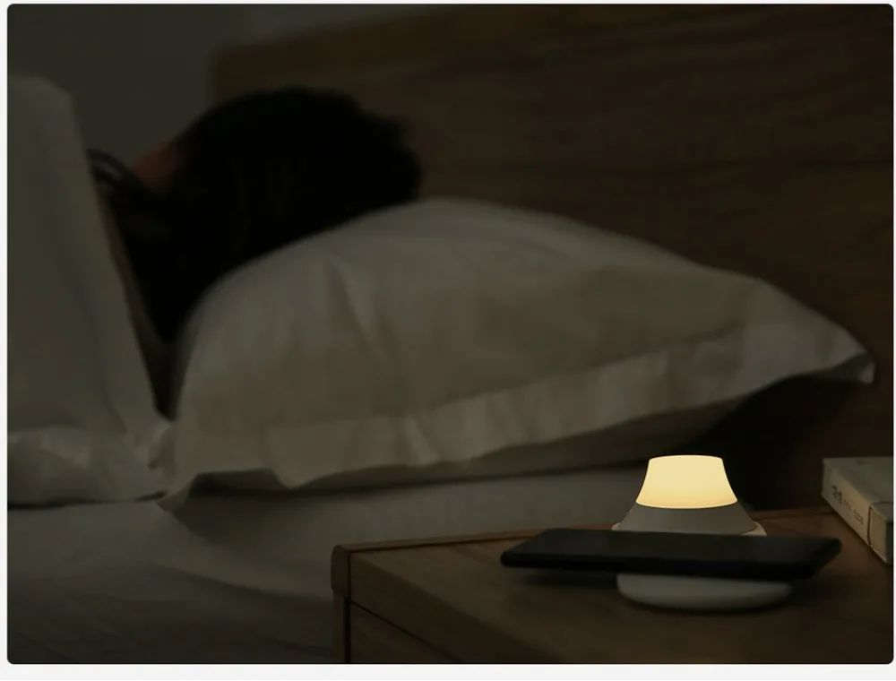 Xiaomi Yeelight Беспроводной Зарядное устройство с светодиодный ночник магнитное