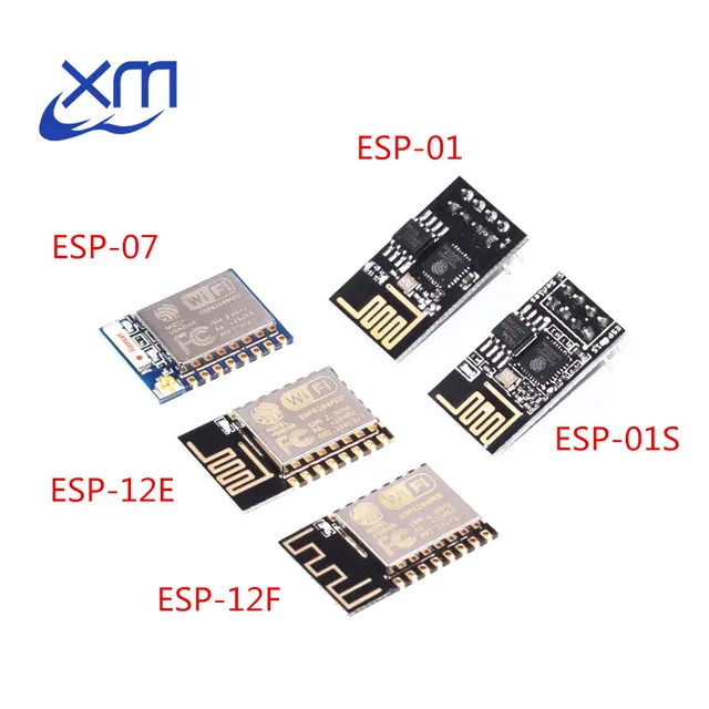 SDLZQJTVBN ESP8266 Serial WiFi Wireless Module transceptor inal/ámbrico ESP-01//ESP-07//ESP-12E//ESP-12F//ESP-01S ESP-12F