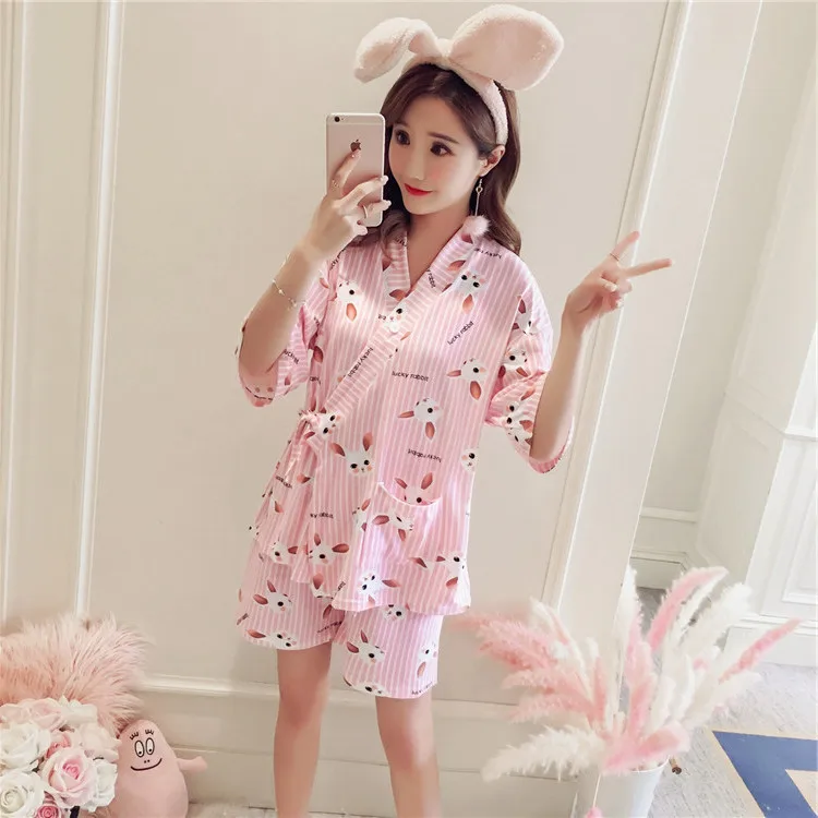 AEOZRING пижамы женский домашний костюм комплект спальный сексуальная одежда - Цвет: 10