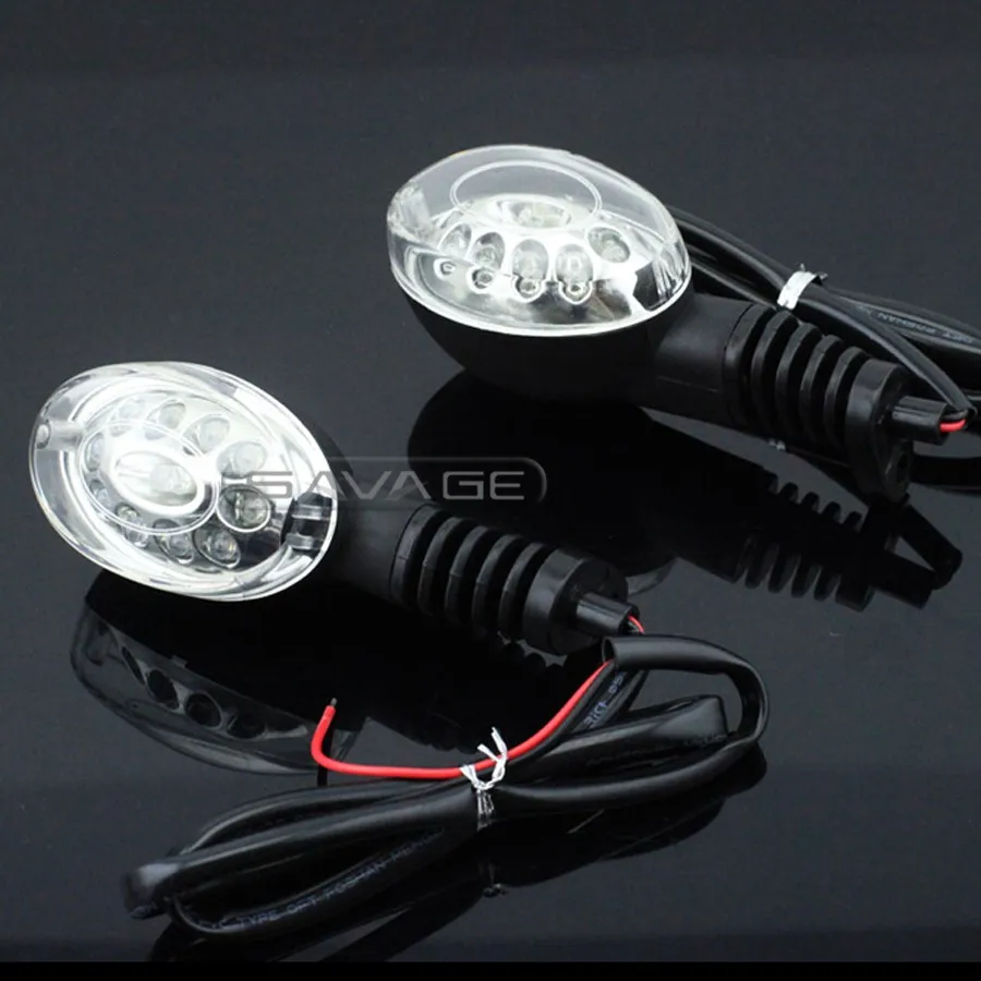 

For KAWASAKI EX250 NINJA 250/250R / KLX250 SF Motorcycle Accessories Front/Rear LED Turn Signal Indicator Light Blinker Lamp S