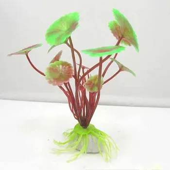 

Small 10cm Plastic Simulation Plants for Aquarium Fake Water Grass Ornament Fish Tank Landscape Decoration 30pcs