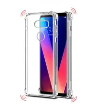 

ShockProof transparent silicone case For LG X Power 2 Stylo 3 G6 G7 ThinQ Q6 V20 V30 K4 K8 K9 K10 K11 K20 K30 Plus Pro 2017 2018