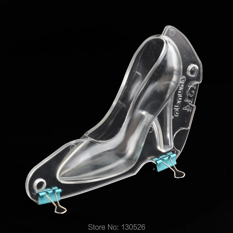 High Heel Shoe Polycarbonate PC Chocolate Candy Mould Bundle 3D Molding Fondant Cake Mold Decorating DIY