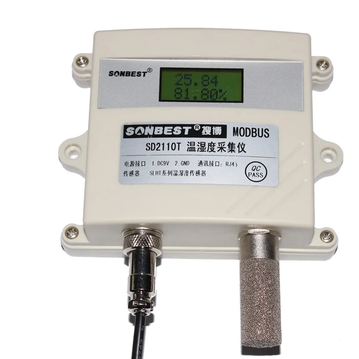 

Temperature and Humidity Display Transmitter RJ45 Network Interface MODBUS RTU Protocol SD2110T