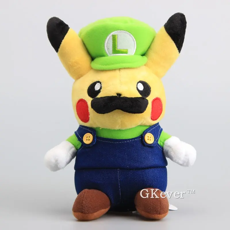 luigi pikachu plush